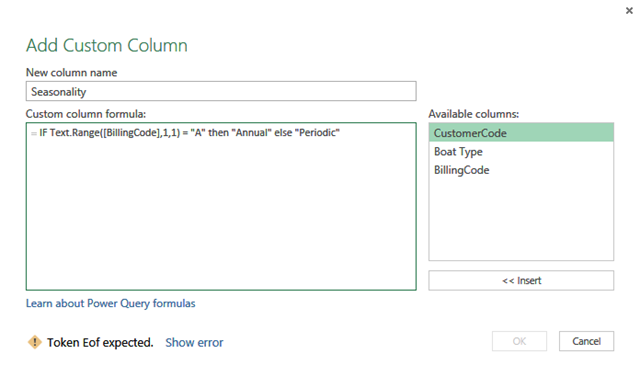 Power Query If Statement Between Two Values