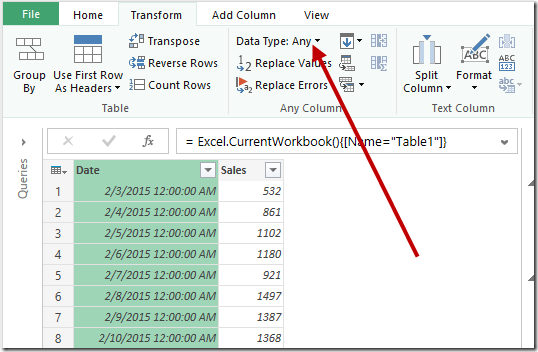 Power Query Format A Date