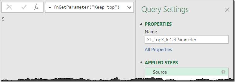 Query to check the dynamic parameter value