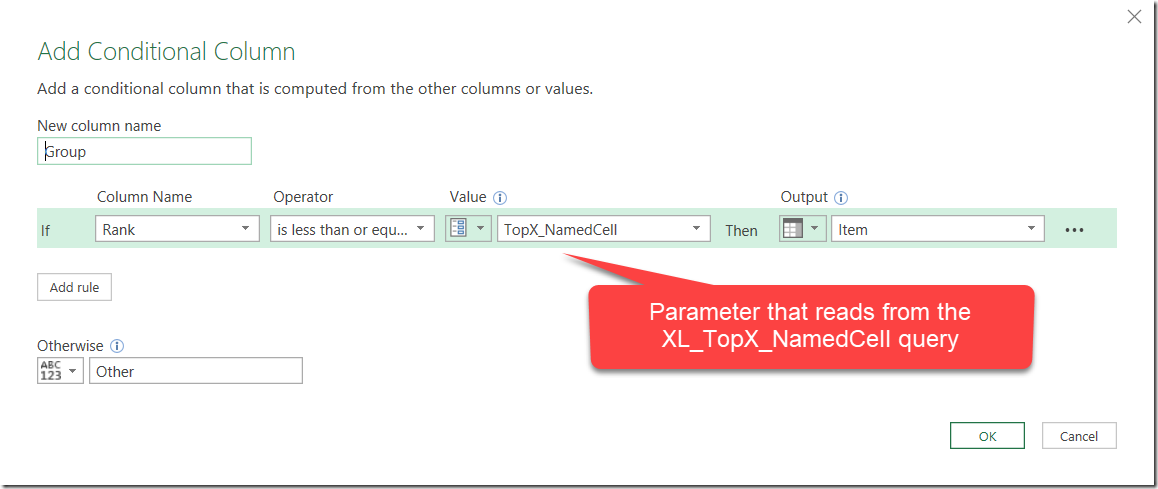 Conditional Column Dialog