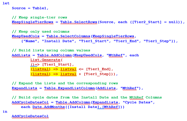 M code for SingleTier_EmbeddedInnerContext highlighting (listval)