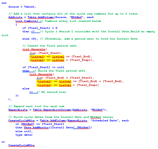 M code for TwoTier_EmbeddedInnerContext highlighted (listval)