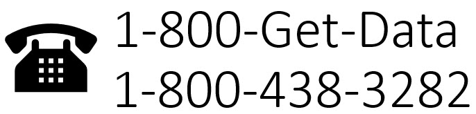 1-800-Get-Data converts to 1-800-438-3282