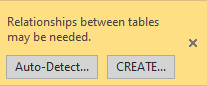 The annoying "Relationship May Be Needed" error